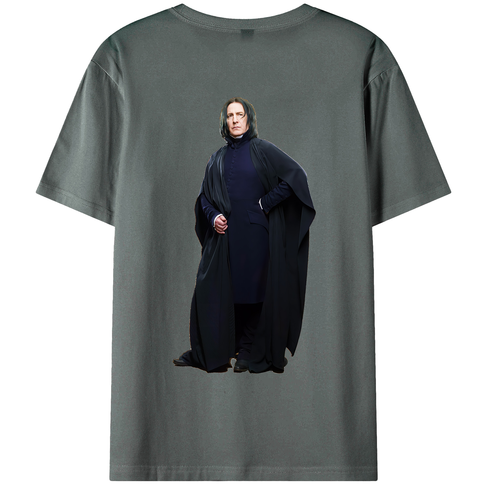 （画像用） Harry Potter ハリー・ポッターシリーズ 綿100％ メンズ半袖Tシャツ（バックプリント） 通気性